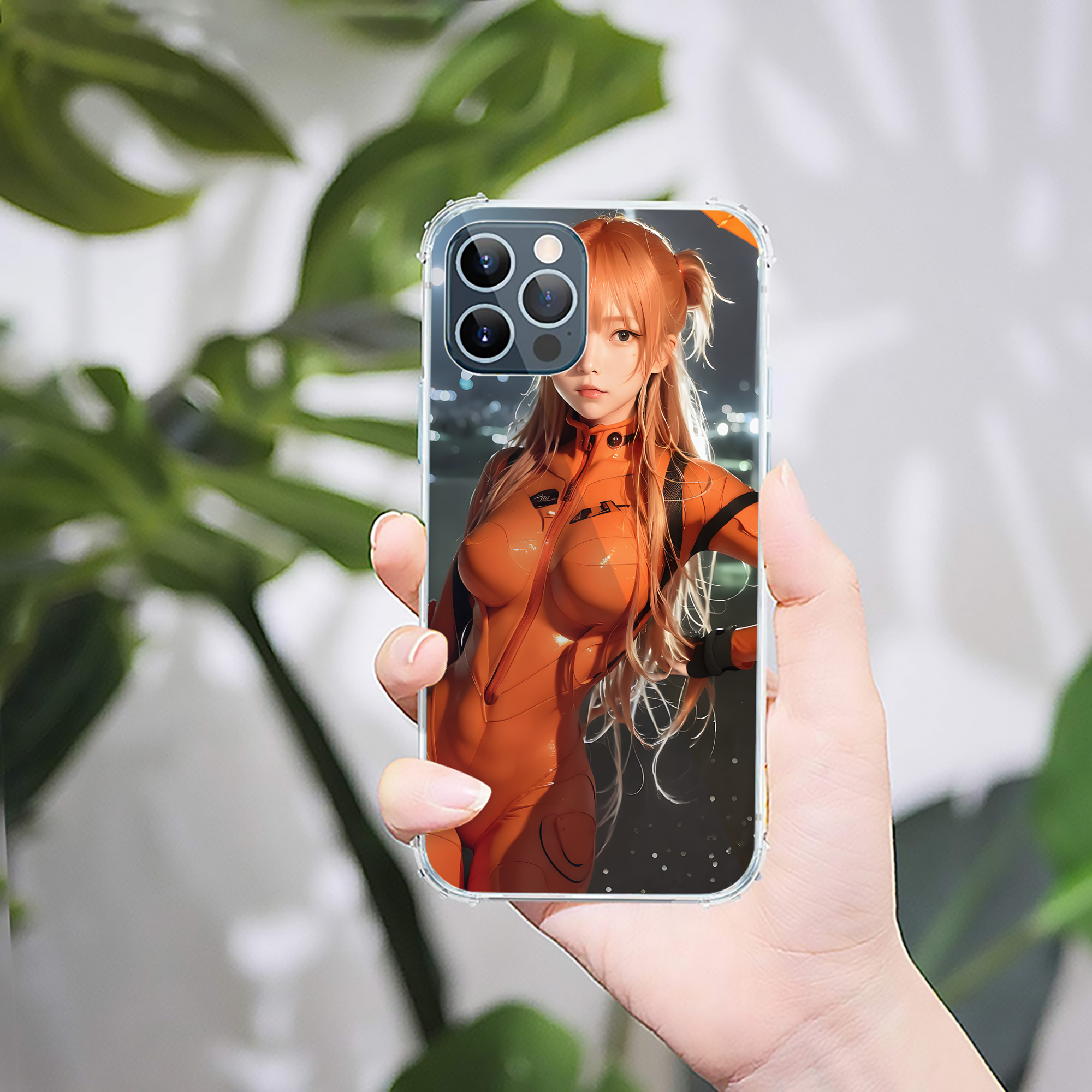 （画像用） EVA 新世紀エヴァンゲリオン 【iPhone 12シリーズ対応】透明スマホケース（クリアソフトケース）